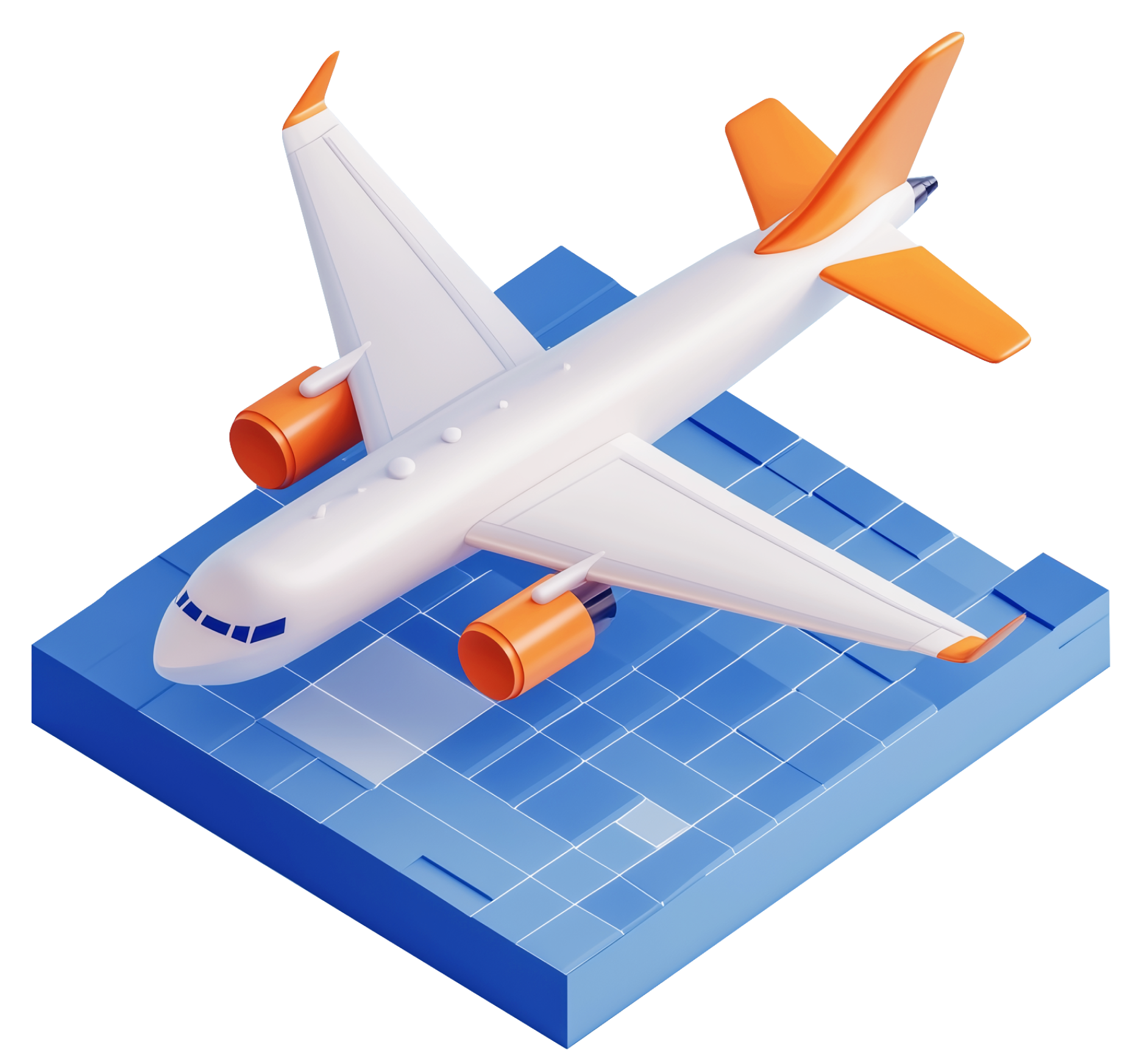 Illustration of airplane